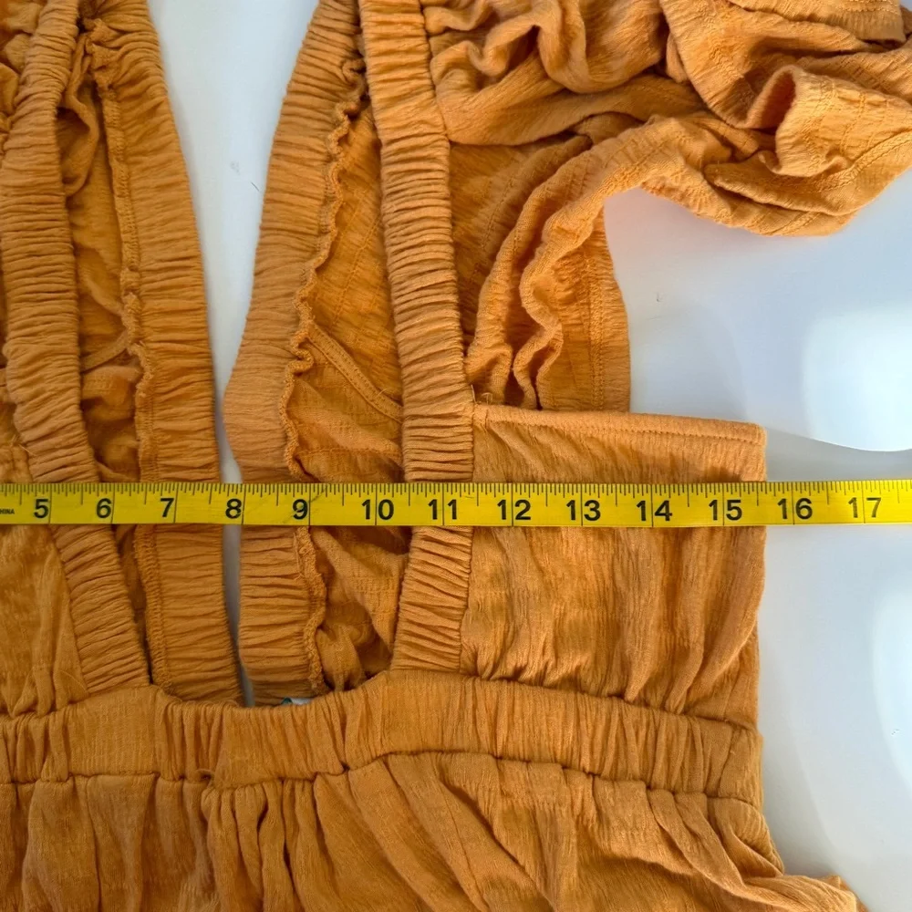 Free People Dress La La Maxi Dress in Golden Pollen XS - Picture 12 of 14